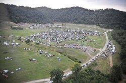 An Aerial Shot of the Charity Ride
